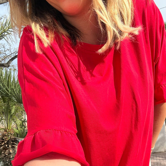 Camiseta rojo cherry🍒
