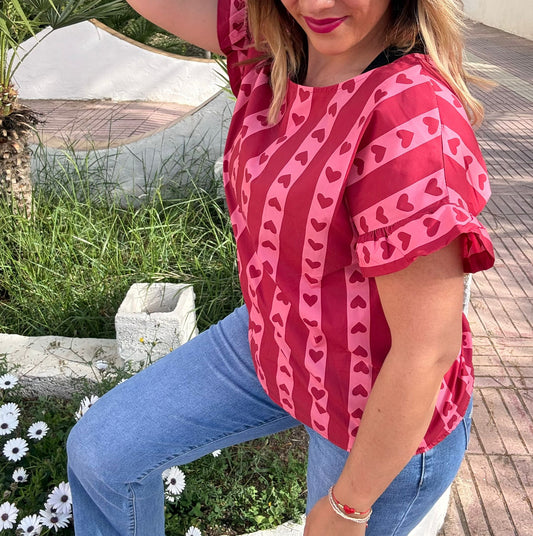 Camiseta todo corazón💞