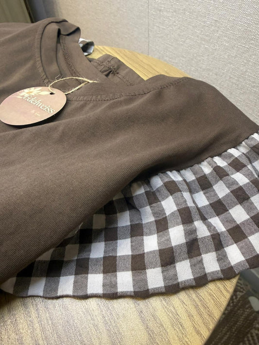 Camiseta granjera brown 🤎