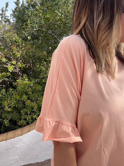Camiseta coral