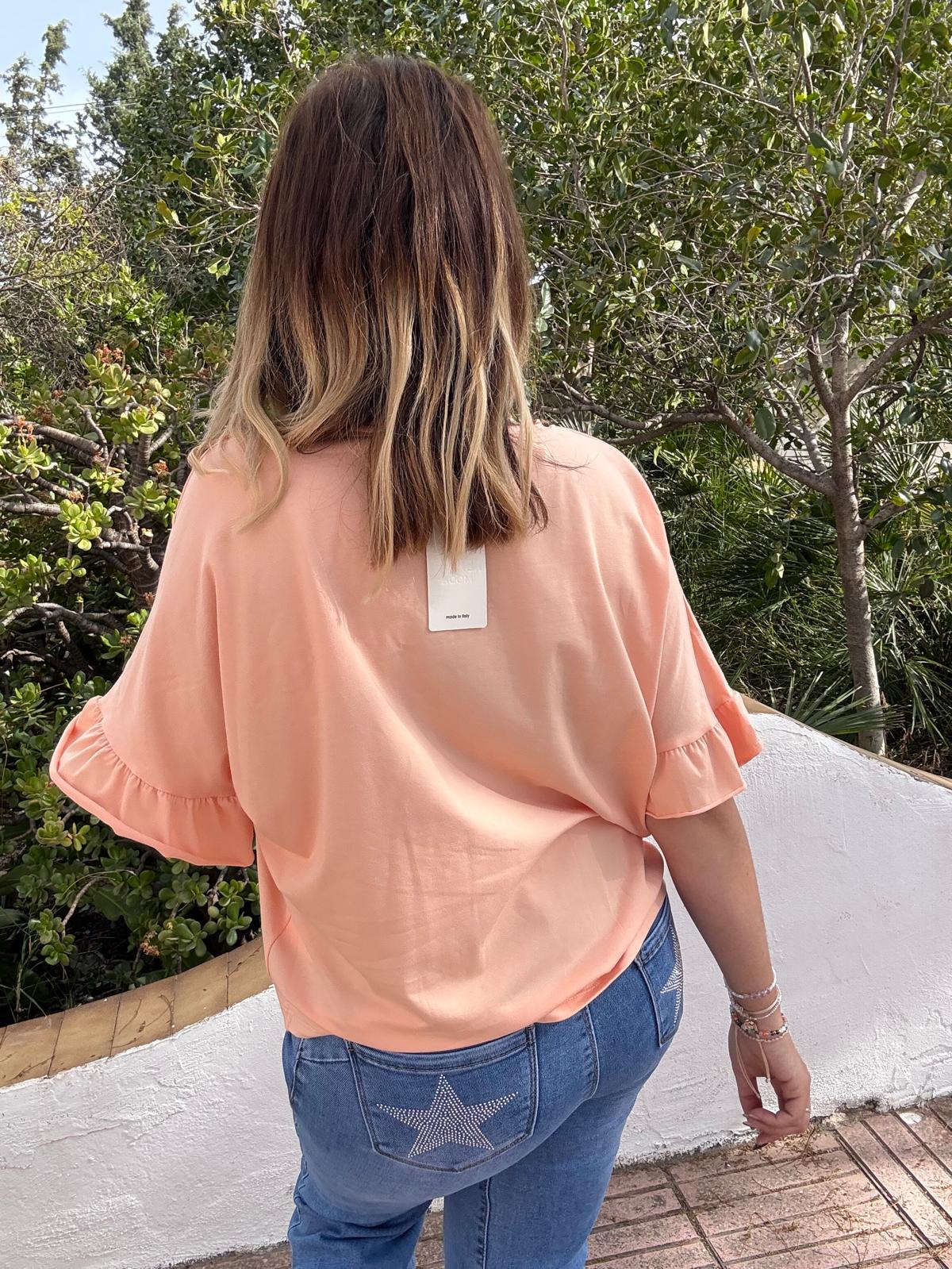 Camiseta coral
