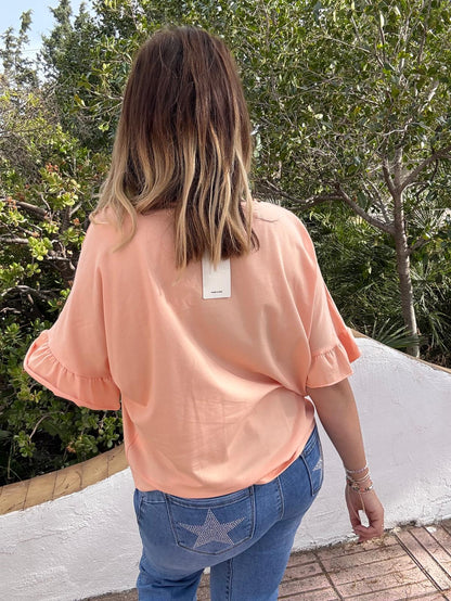 Camiseta coral