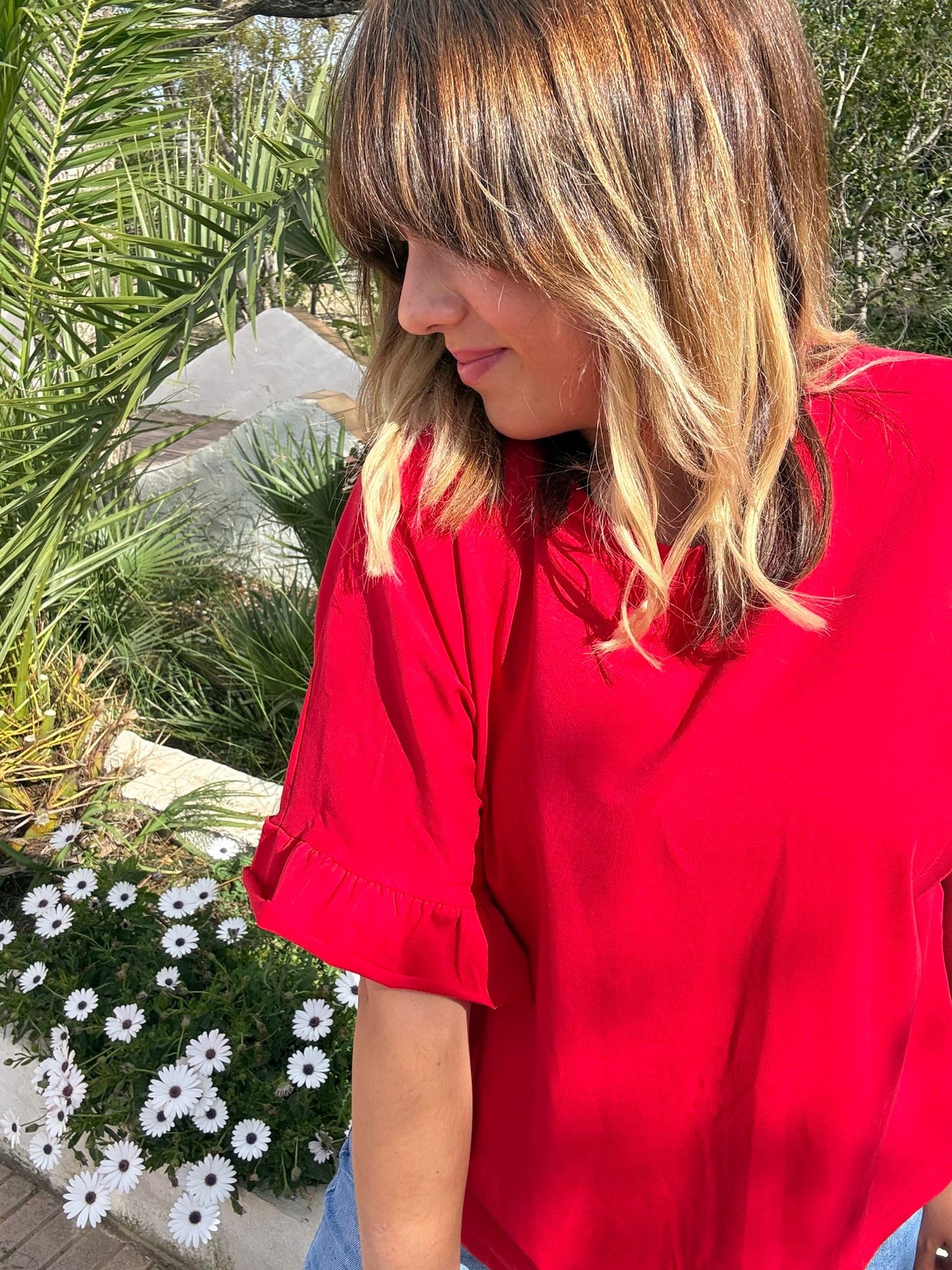 Camiseta rojo cherry 🍒
