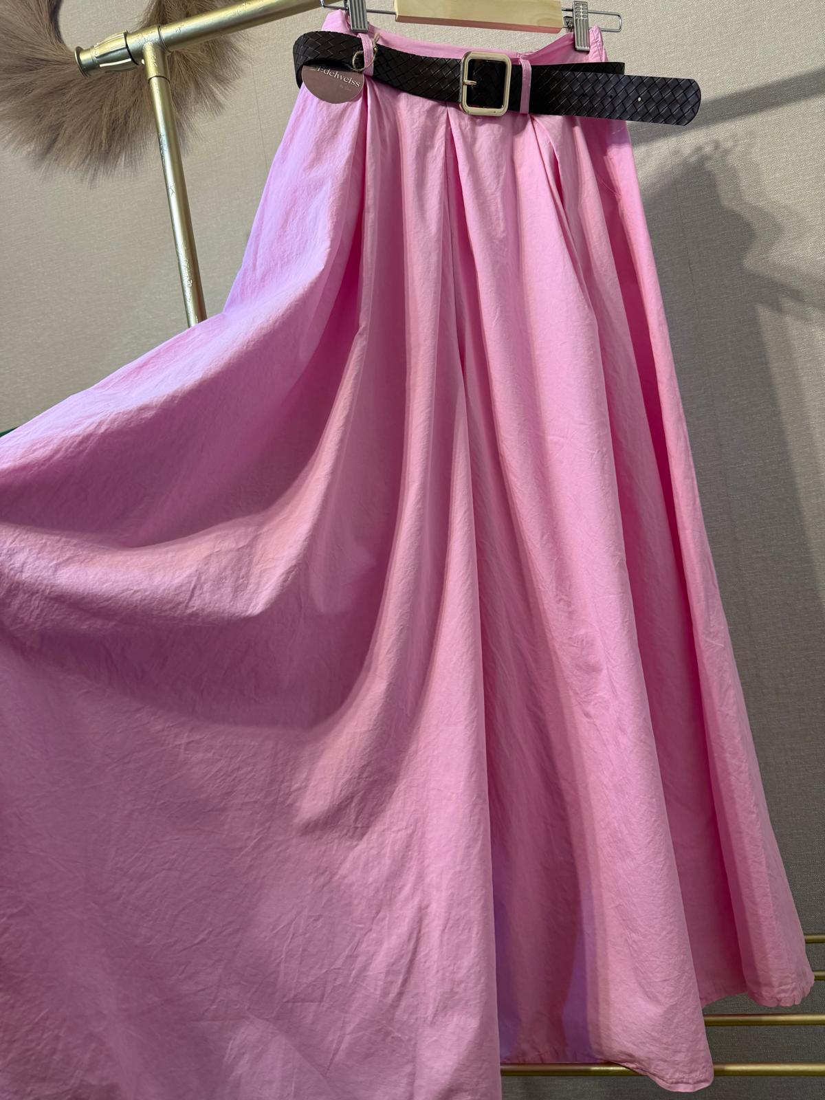 pantalon palazzo pink
